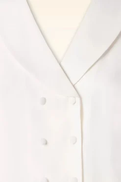 Banned Retro Maria Blouse In Wit>Vrouwen Blouses