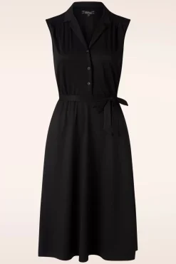 King Louie Marianne Classic Jurk In Zwart>Vrouwen Plus Size Jurken