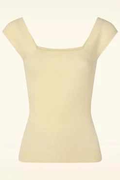 King Louie Marie Club Top In Creme>Vrouwen Tops