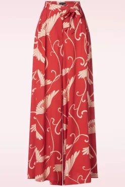 King Louie Marnie Broek Pixy In Tweed Oranje>Vrouwen Broeken