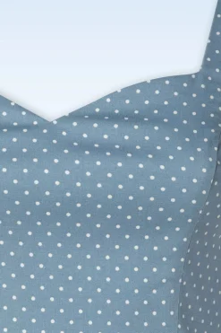 Banned Retro Michaella Polka Dot Pencil Jurk In Blauw><noscript><img width=