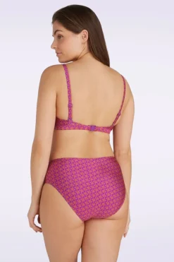 TC Beach Mid Waist Coral Bikinibroekje In Paars><noscript><img width=