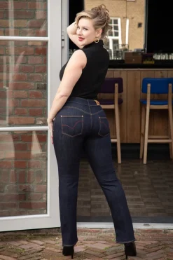 Rock-a-Booty Mimi Jeans In Blauw>Vrouwen Broeken