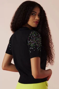 Minueto Mina Sweater In Zwart>Vrouwen Truitjes