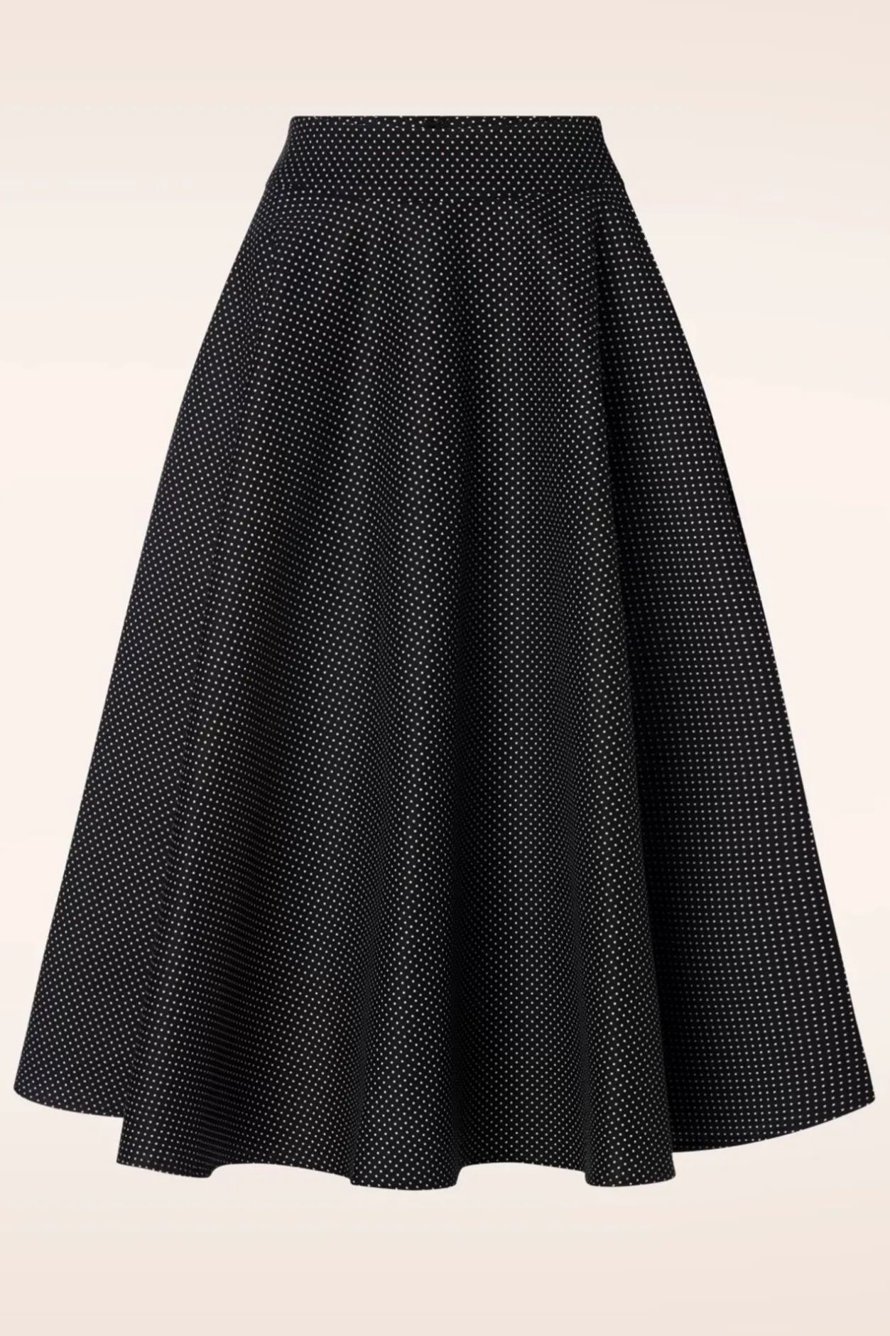 Banned Retro Mini Polka Queen Swing Rok In Zwart>Vrouwen Rokken