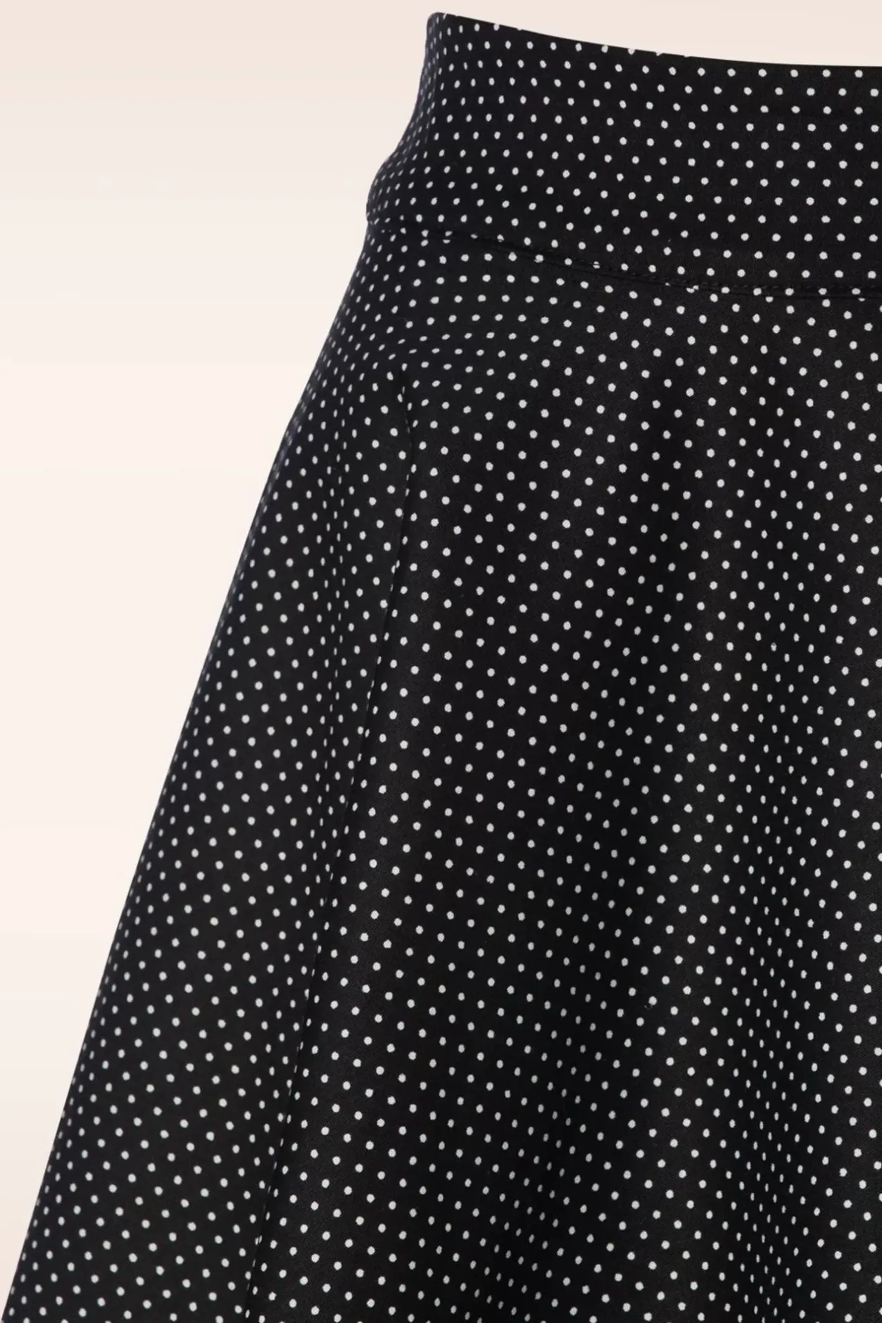 Banned Retro Mini Polka Queen Swing Rok In Zwart>Vrouwen Rokken