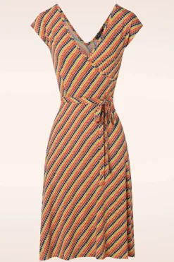 King Louie Mira Jurk Gallery In Streeple Blauw>Vrouwen Plus Size Jurken