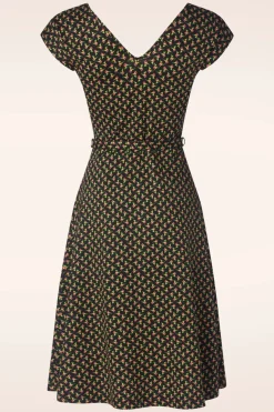 King Louie Mira Minerva Jurk In Zwart>Vrouwen Plus Size Jurken