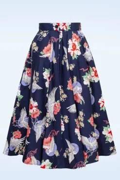 Bunny Misa Swing Rok In Marineblauw><noscript><img width=