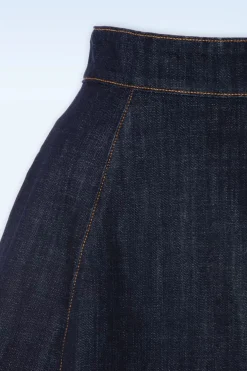 Rock-a-Booty Mona Lee Swing Rok In Donkerdenim><noscript><img width=