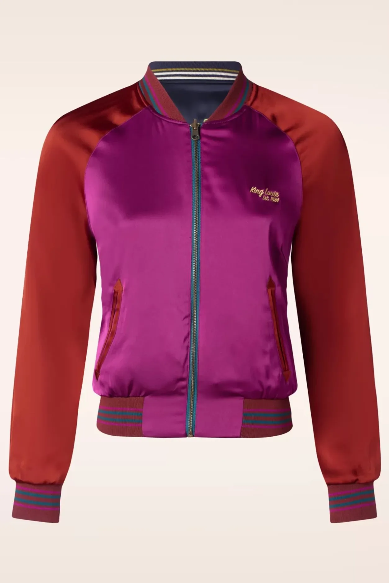 King Louie Monka Bomber Jasje In Avondblauw>Vrouwen Jassen