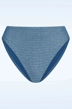 Cyell Mystic Glow High Waist Bikini Broekje In Blauw>Vrouwen Bikini's