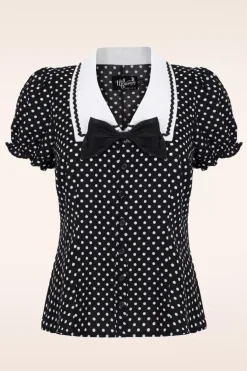 Bunny Naomi Blouse In Zwart En Wit>Vrouwen Blouses