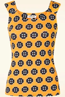 Surkana Nylah Top In Geel>Vrouwen Truitjes