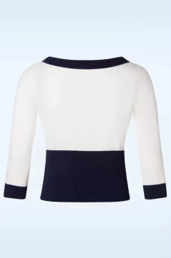 Banned Retro Oliva Trui In Marineblauw>Vrouwen Truitjes