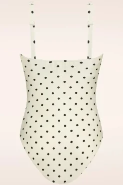 Cyell On Point Padded Badpak In Gebroken Wit><noscript><img width=