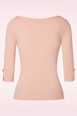 Banned Retro Oonagh Top In Poederroze>Vrouwen Truitjes
