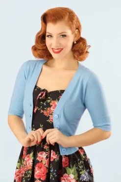 Banned Retro Overload Vest In Babyblauw>Vrouwen Vestjes