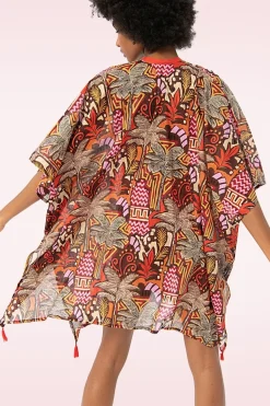 Surkana Palma Kimono In Multi><noscript><img width=