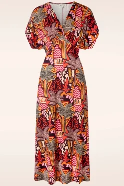 Surkana Palma Maxi Jurk In Multi>Vrouwen Maxi Jurken