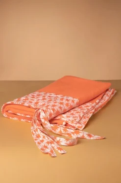Surkana Palms Opvouwbare Strandhanddoek In Oranje>Vrouwen Pareo's & Zonnehoeden