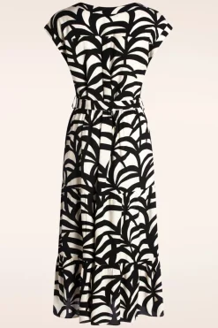 Smashed Lemon Paloma Maxi Jurk In Zwart En Zand><noscript><img width=