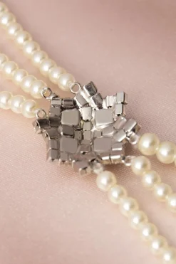 Lovely Parijs Parels Kristal Ketting><noscript><img width=