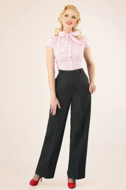 Banned Retro Party On Stijlvolle Broek In Zwart>Vrouwen Broeken