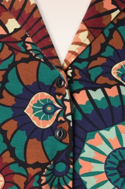 King Louie Patty Torini Blouse In Evening Blauw>Vrouwen Blouses