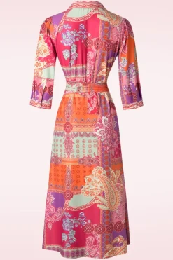 K-Design Paula Polo Jurk In Oranje><noscript><img width=