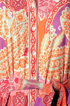 K-Design Paula Polo Jurk In Oranje><noscript><img width=