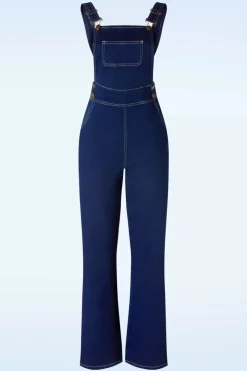 Banned Retro Penny Playsuit In Denimblauw>Vrouwen Broeken