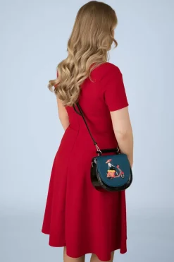 Banned Retro Portofino Handtas In Zwart En Blauw>Vrouwen Tassen