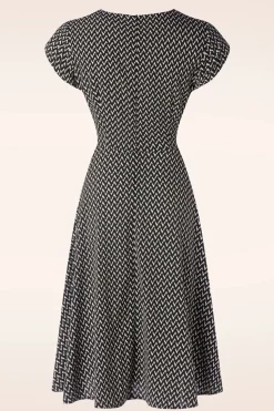 Vixen Reese Short Sleeve Jurk In Zwart><noscript><img width=