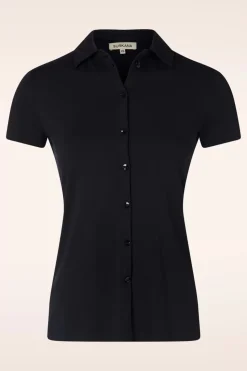 Surkana Reese Top In Zwart>Vrouwen Tops