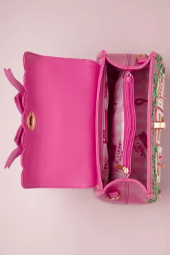 Vendula Ribbons And Bows Haberdashery Mini Handtas In Roze><noscript><img width=