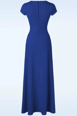 Vintage Chic for Topvintage Rinda Maxi-Jurk In Koningsblauw><noscript><img width=