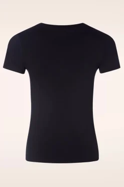 Queen Kerosin Road To The Sun T-Shirt In Zwart>Vrouwen T-Shirts