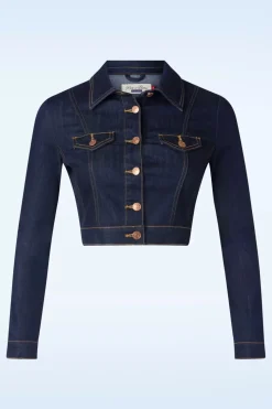 Rock-a-Booty Sadie Jacket In Donkerdenim><noscript><img width=