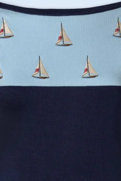 Vixen Sail Away Trui In Blauw><noscript><img width=