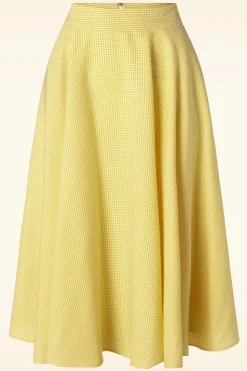 Banned Retro Sailing Breeze Swing Rok In Geel>Vrouwen Rokken