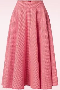 Banned Retro Sailing Breeze Swing Rok In Rood>Vrouwen Rokken