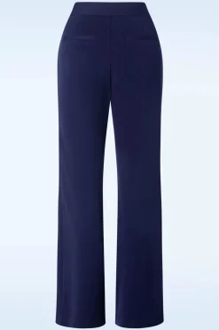 King Louie Sally Broadway Pantalon In Inktblauw><noscript><img width=