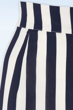 Banned Retro Sally Stripe Pantalon In Marineblauw><noscript><img width=