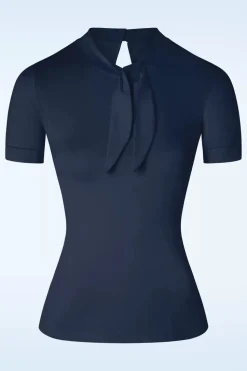 Banned Retro Sandy Loves Danny Top In Marineblauw>Vrouwen Tops