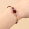 Urban Hippies Sassy Ametista Armband In Goud En Paars>Vrouwen Sieraden