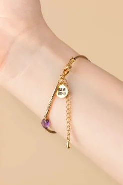 Urban Hippies Sassy Ametista Armband In Goud En Paars>Vrouwen Sieraden