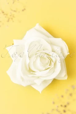 Banned Retro Scented Love Flower Haarclip In Romig Wit>Vrouwen Haaraccessoires