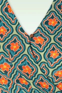 Blutsgeschwister Shalala Tralala Jurk In Flower Mirror Of Joy><noscript><img width=