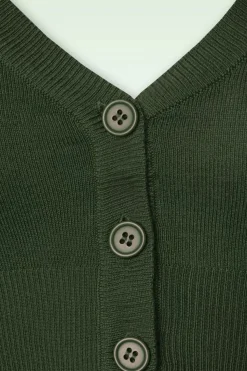 Mak Sweater Shela Cropped Vest In Jagersgroen><noscript><img width=